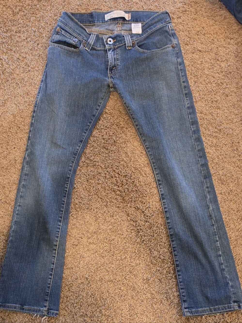 Levi's 711 Skinny Jeans in Blue Waist 7
